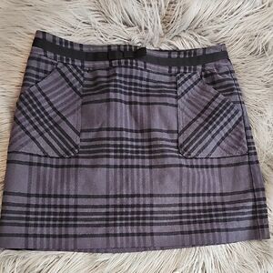 Tommy Hilfiger Black Gray Mini Pencil Skirt